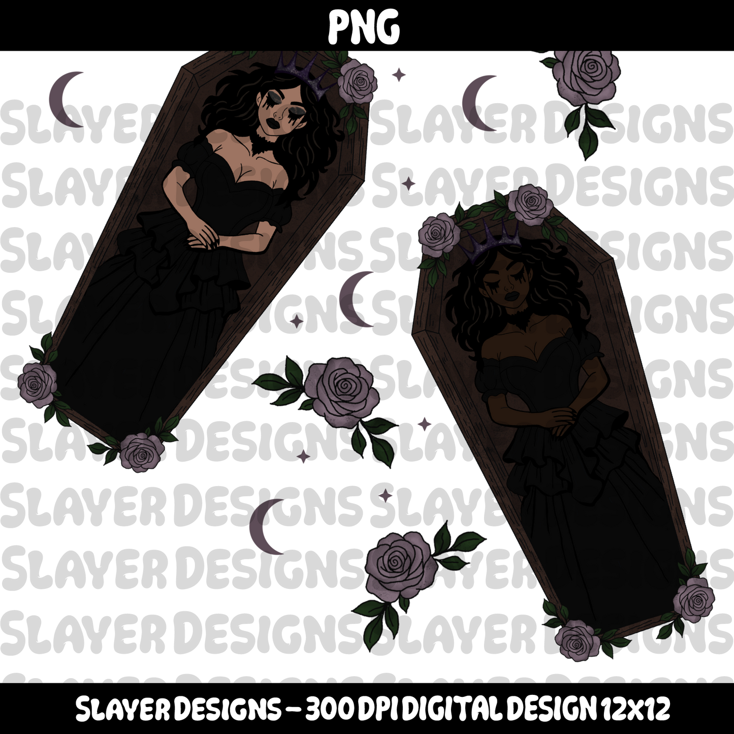 SLAYER-2025 - Sad Goth Girl 2.0 - HEXTOBER DAY ONE - PNG