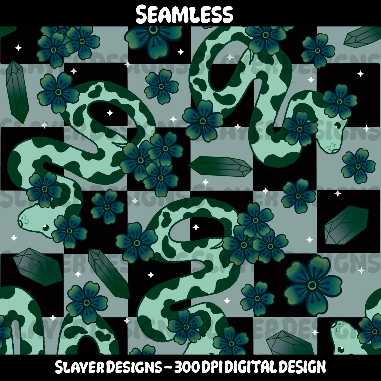 SLAYER-2025 - Emerald Crystal Snakes - MAIN