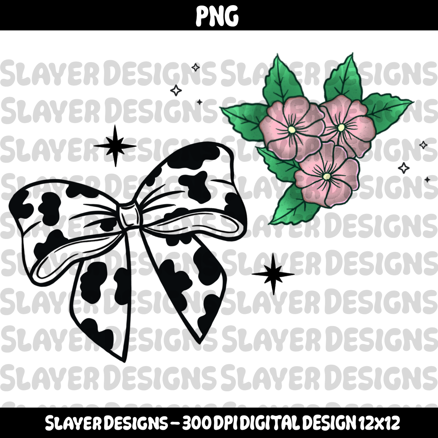 SLAYER-2025 - Coquette Cow - HEXTOBER DAY EIGHT - PNG