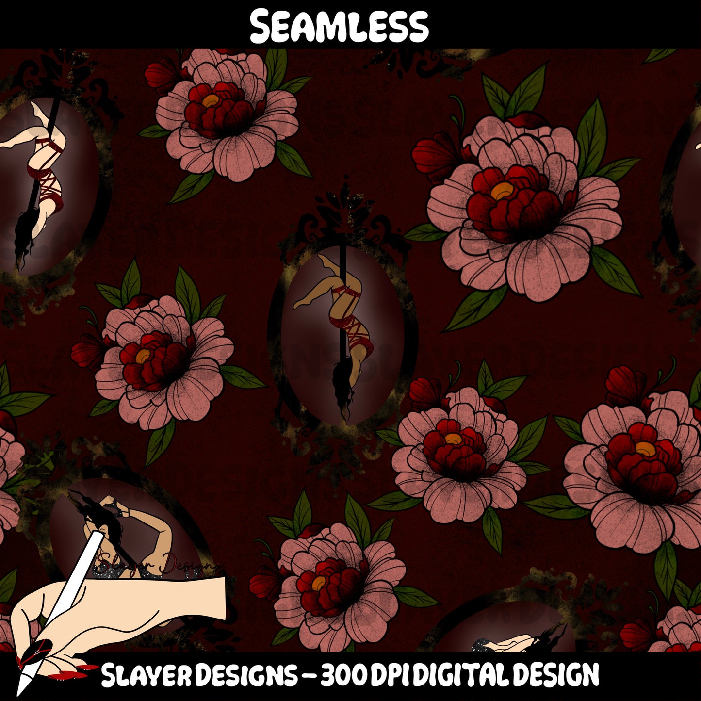 SLAYER-2025 - Tattoo Pole Dancers Grunge - MAIN