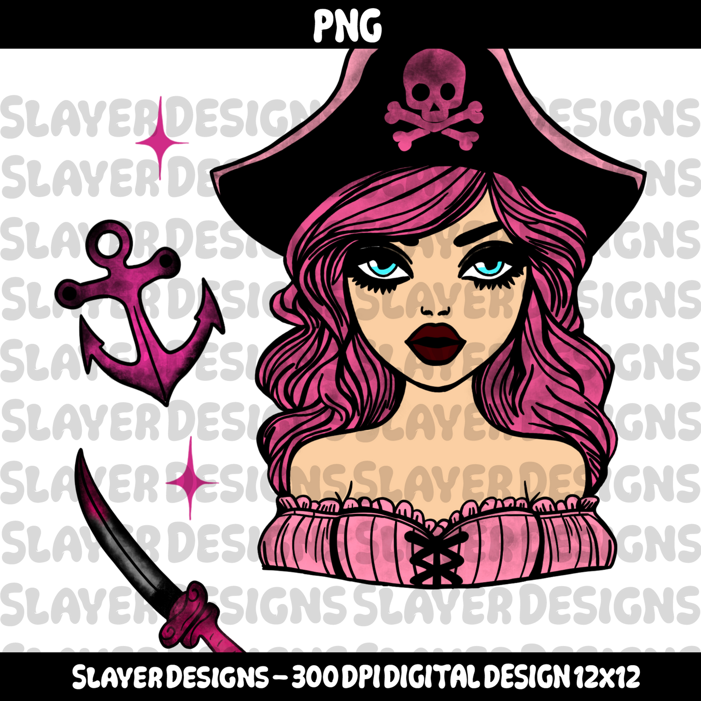 SLAYER-2025 - Pirate Girly Pop - PNG
