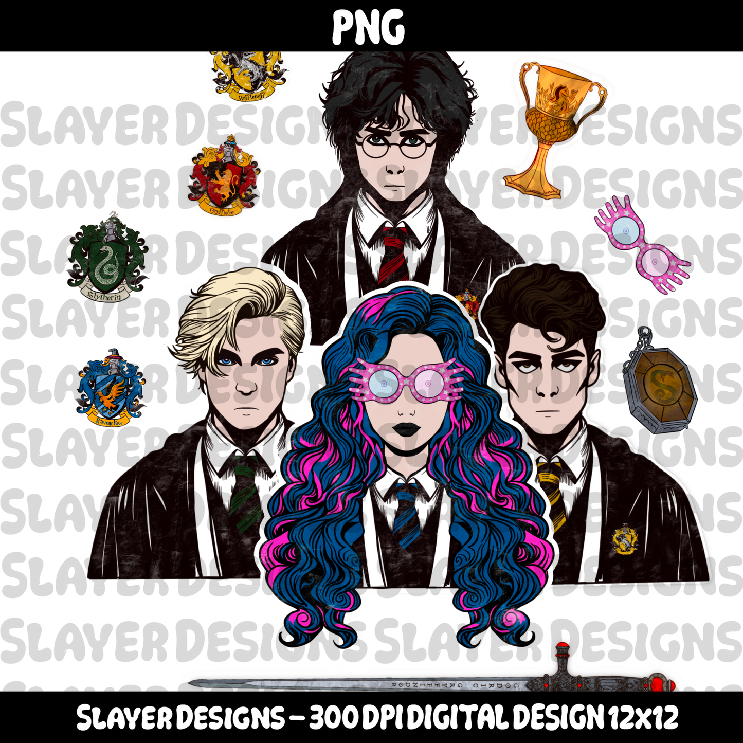 SLAYER-2025 - Mashup Wizard Pride - PNG