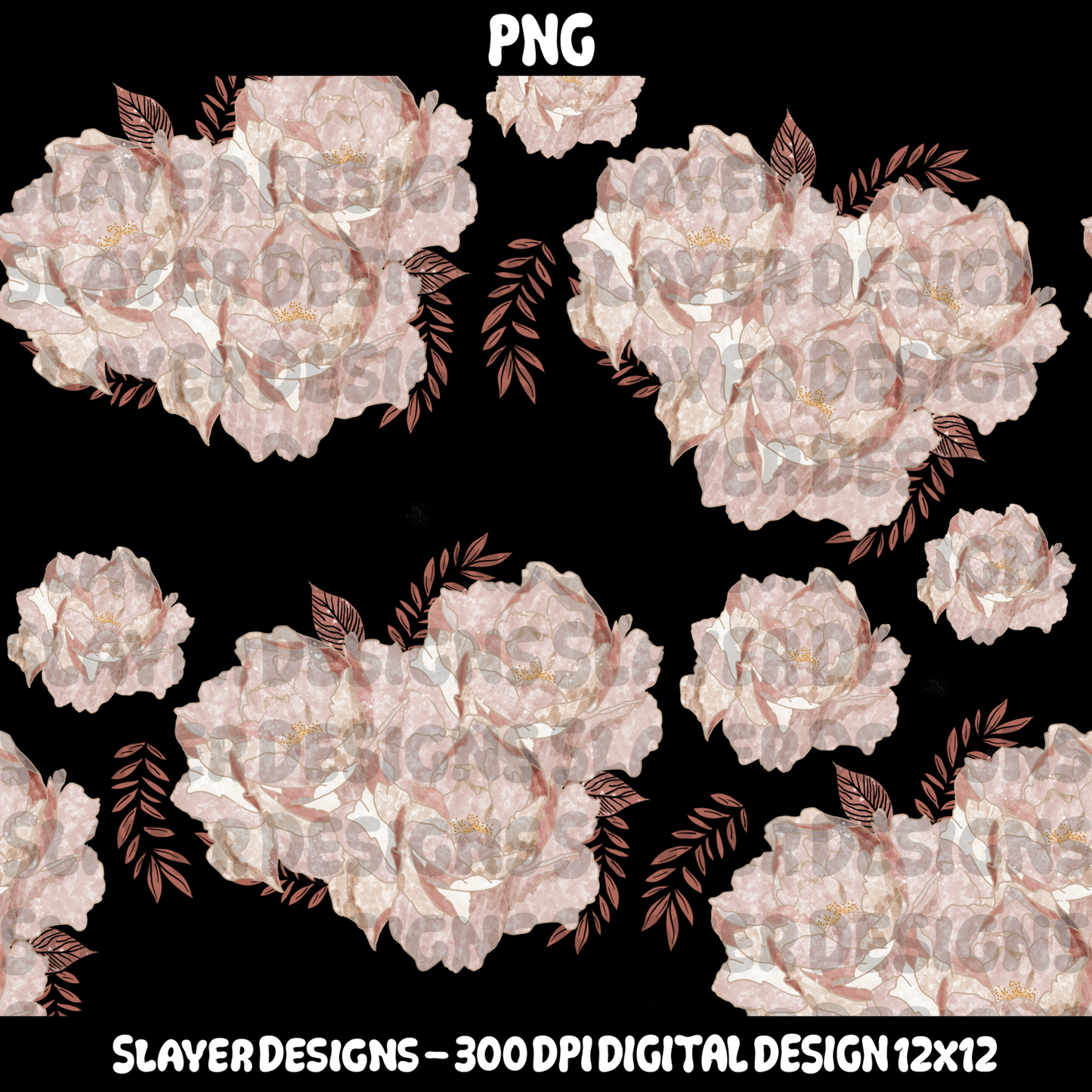 SLAYER-2024 Watercolour Boho Flowers - MAIN