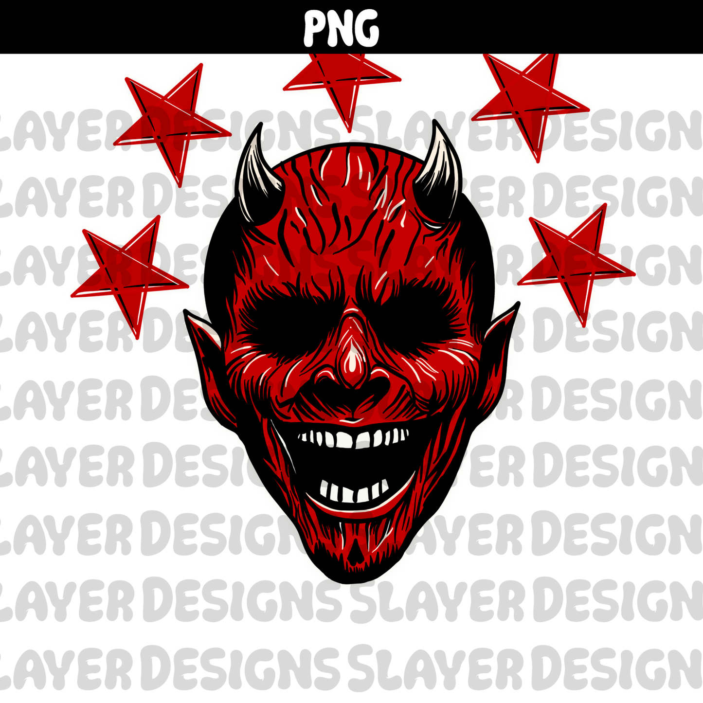 SLAYER-2024 Red Faced Demon - PNG