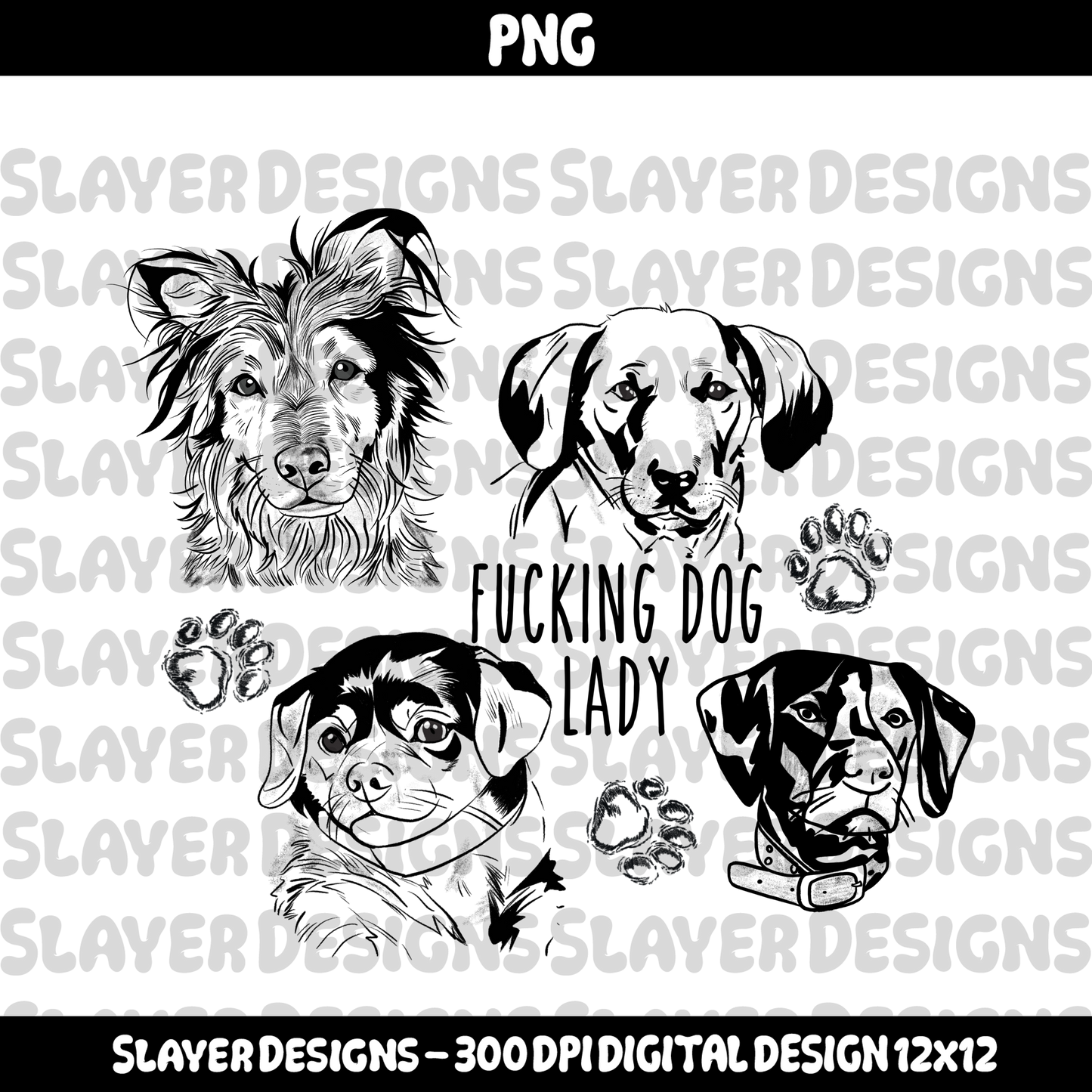 SLAYER-2024 Fucking dog lady - PNG