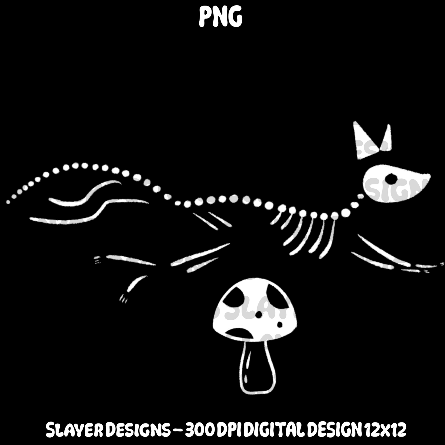 SLAYER-2024 - Fox Skeleton - PNG