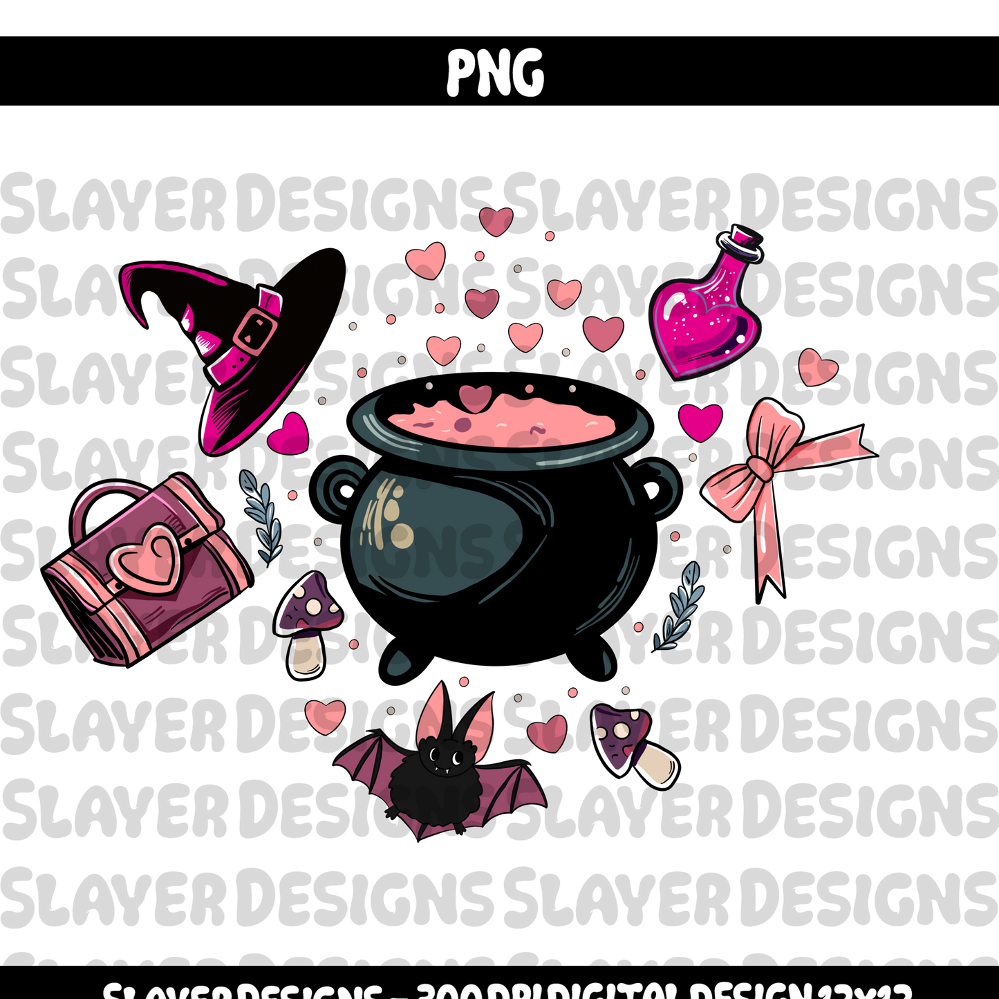 SLAYER-2024 Witchy Valentines - PNG