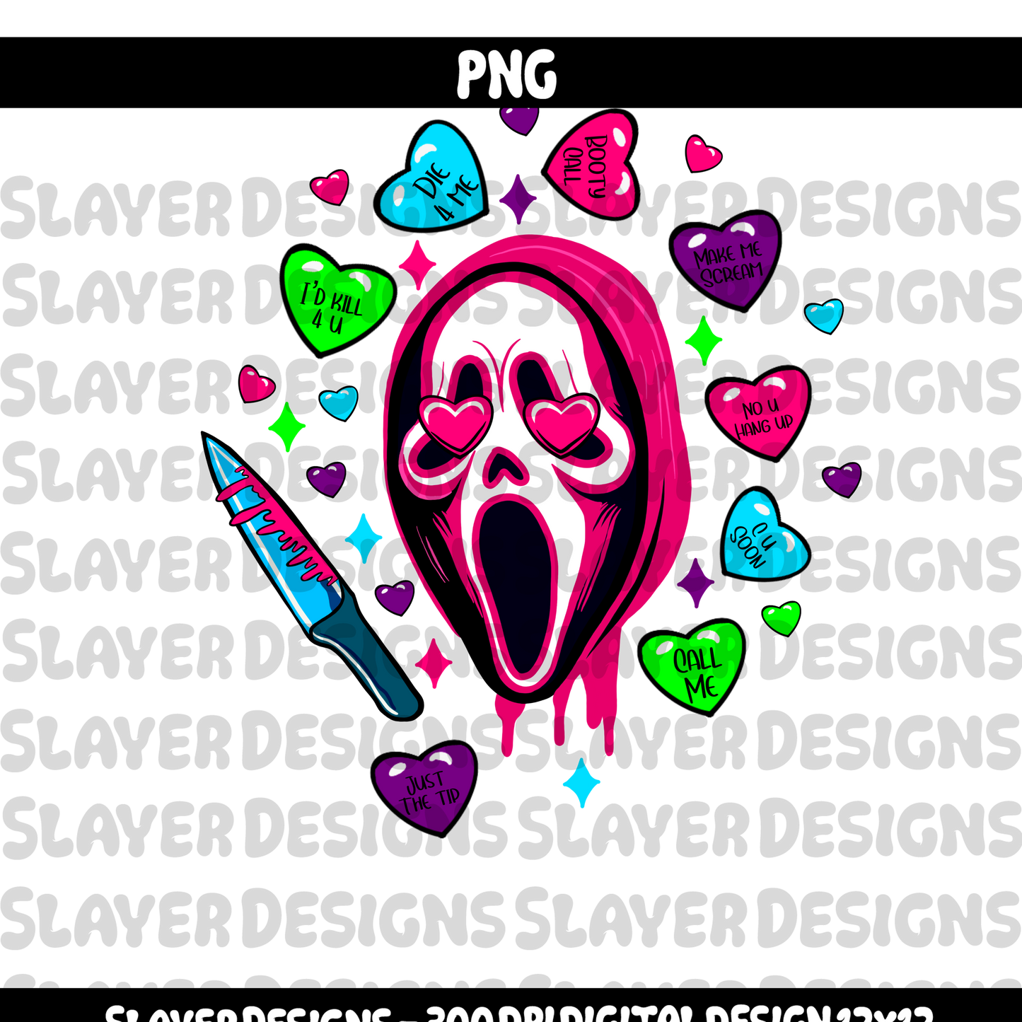 SLAYER-2024 Call me love - PNG