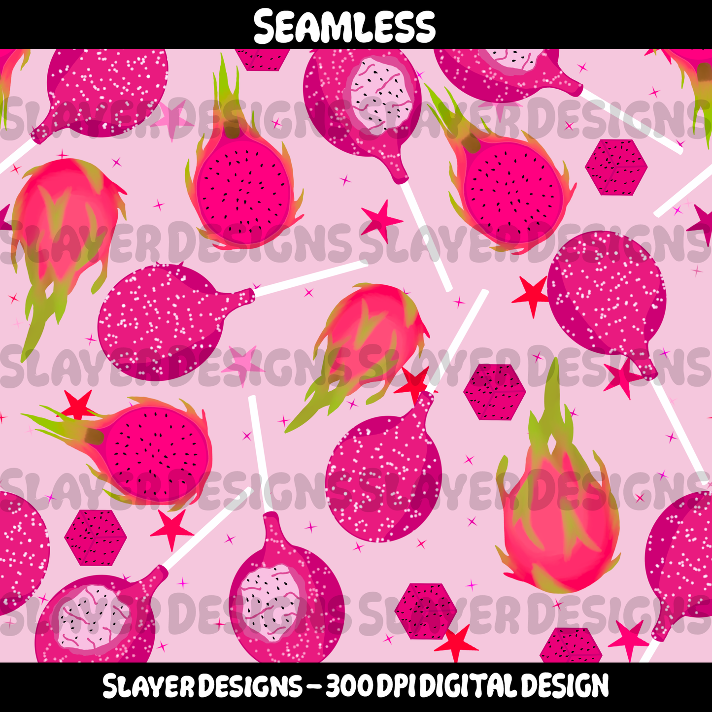 SLAYER-2024 Dragonfruit Cake pops