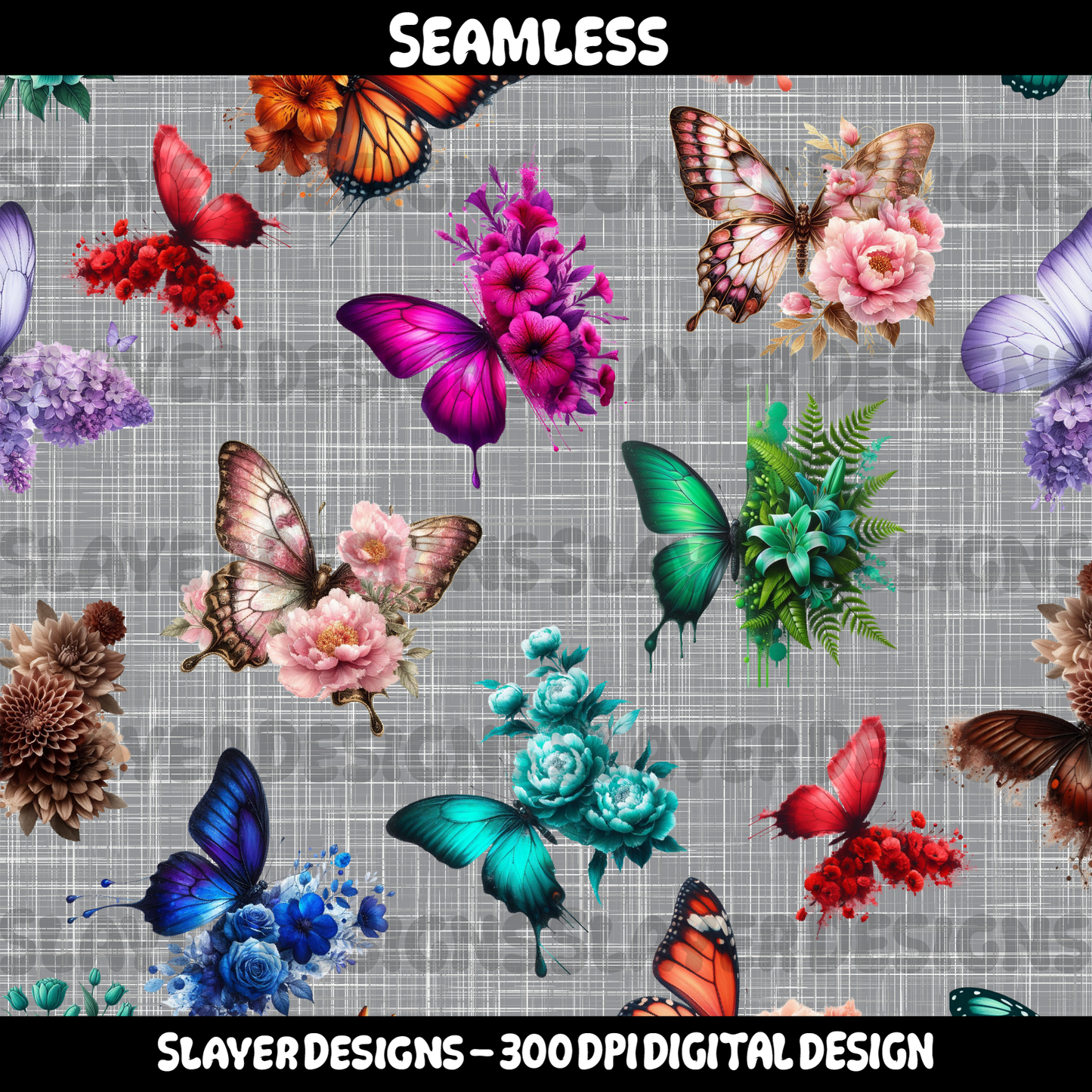 SLAYER-2024 Butterfly Florals B