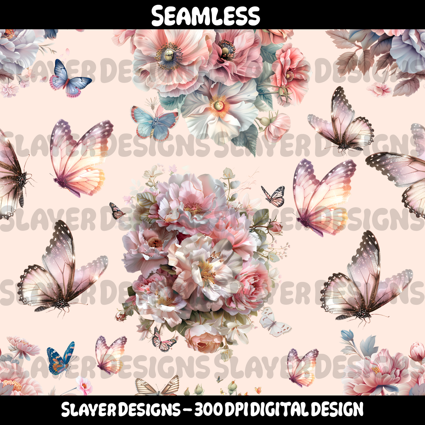 SLAYER-2024 Pink Butterflies A