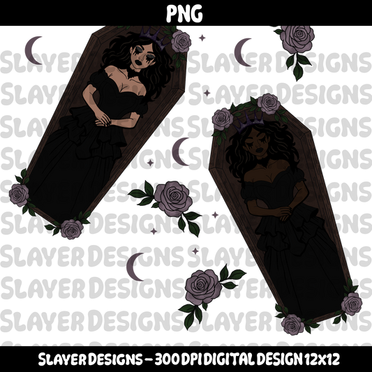 SLAYER-2025 - Sad Goth Girl 2.0 - HEXTOBER DAY ONE - PNG