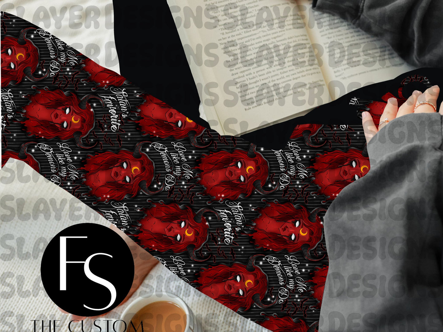 Love me like my demons do - Bamboo Adult Joggers - RETAIL