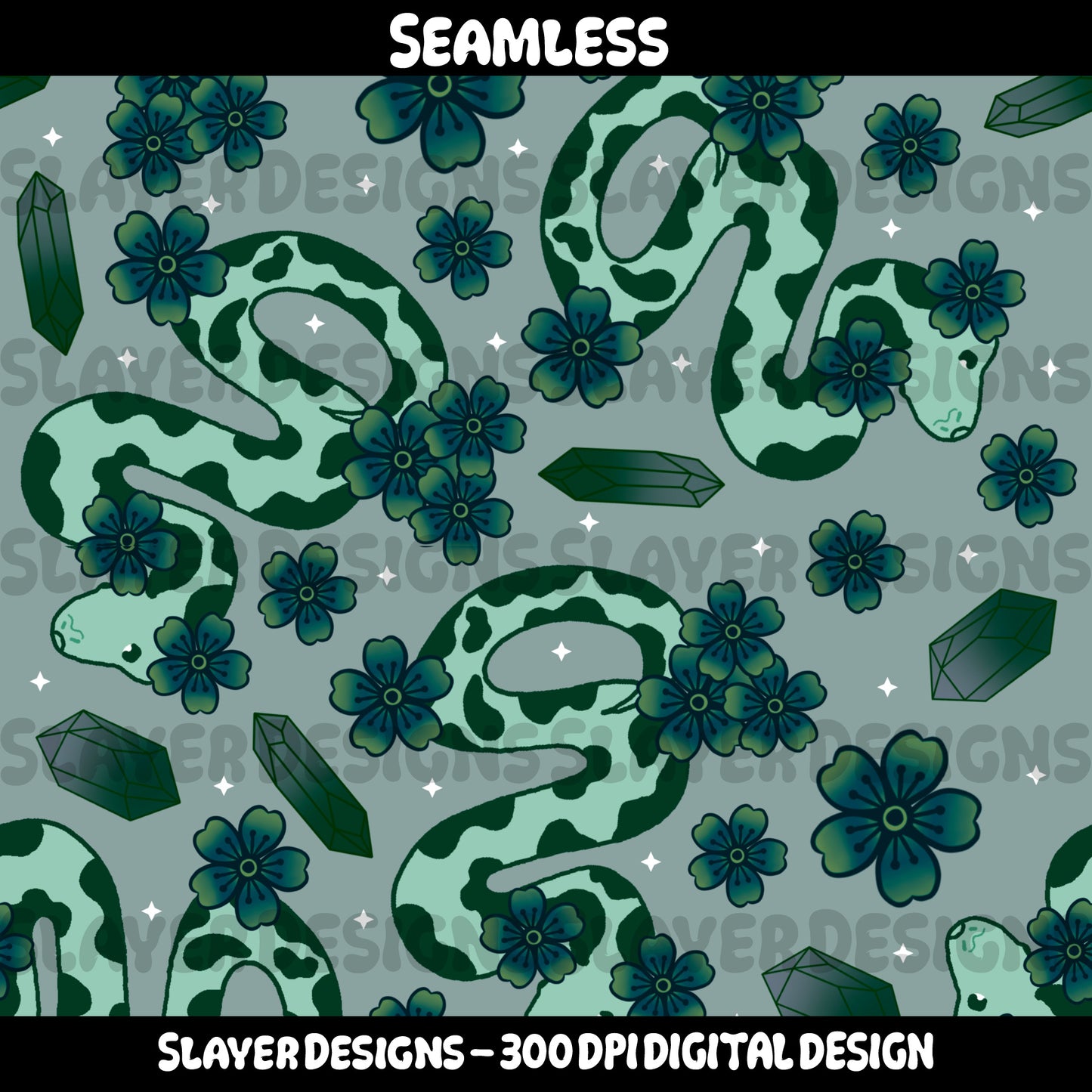 SLAYER-2025 - Emerald Crystal Snakes - MAIN