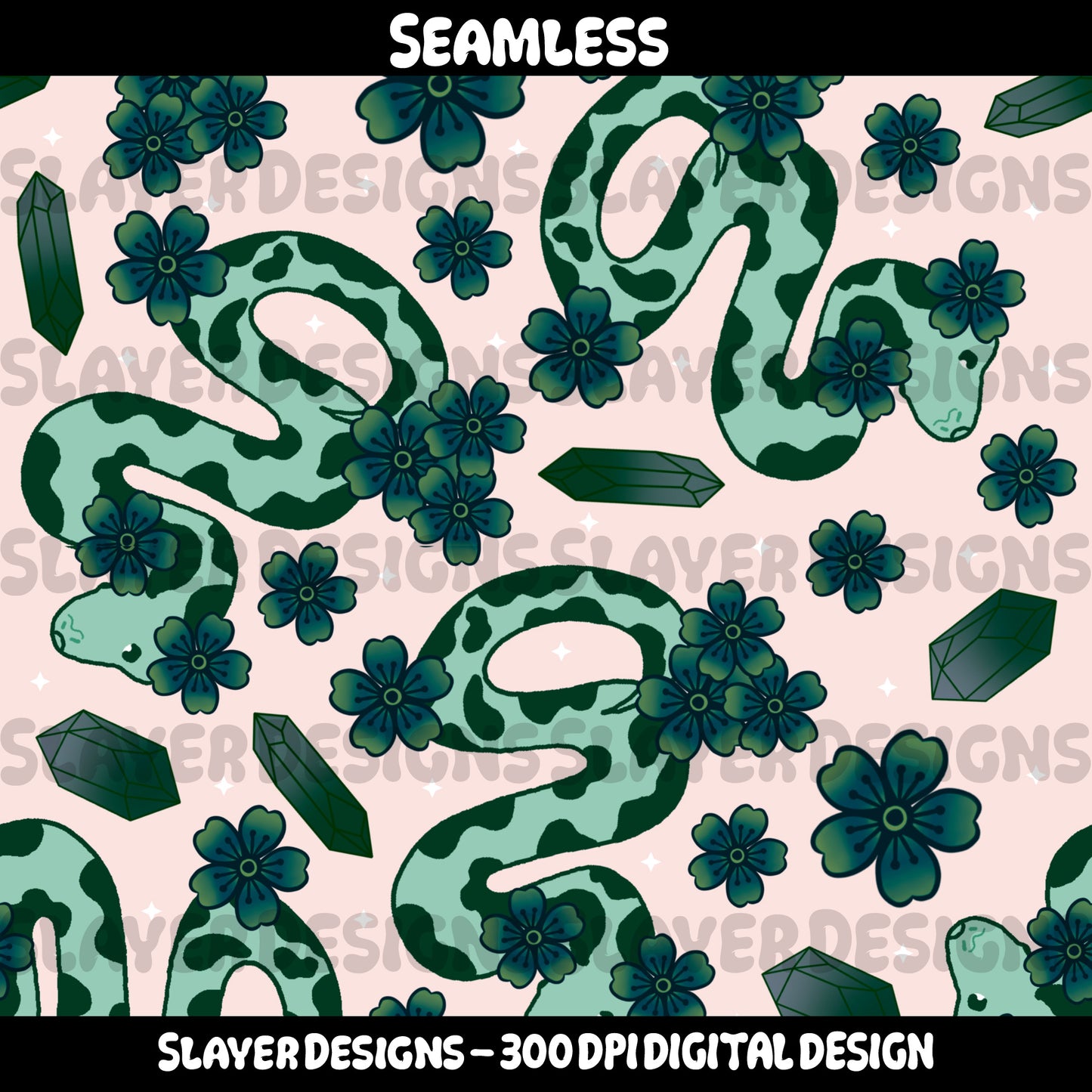 SLAYER-2025 - Emerald Crystal Snakes - MAIN