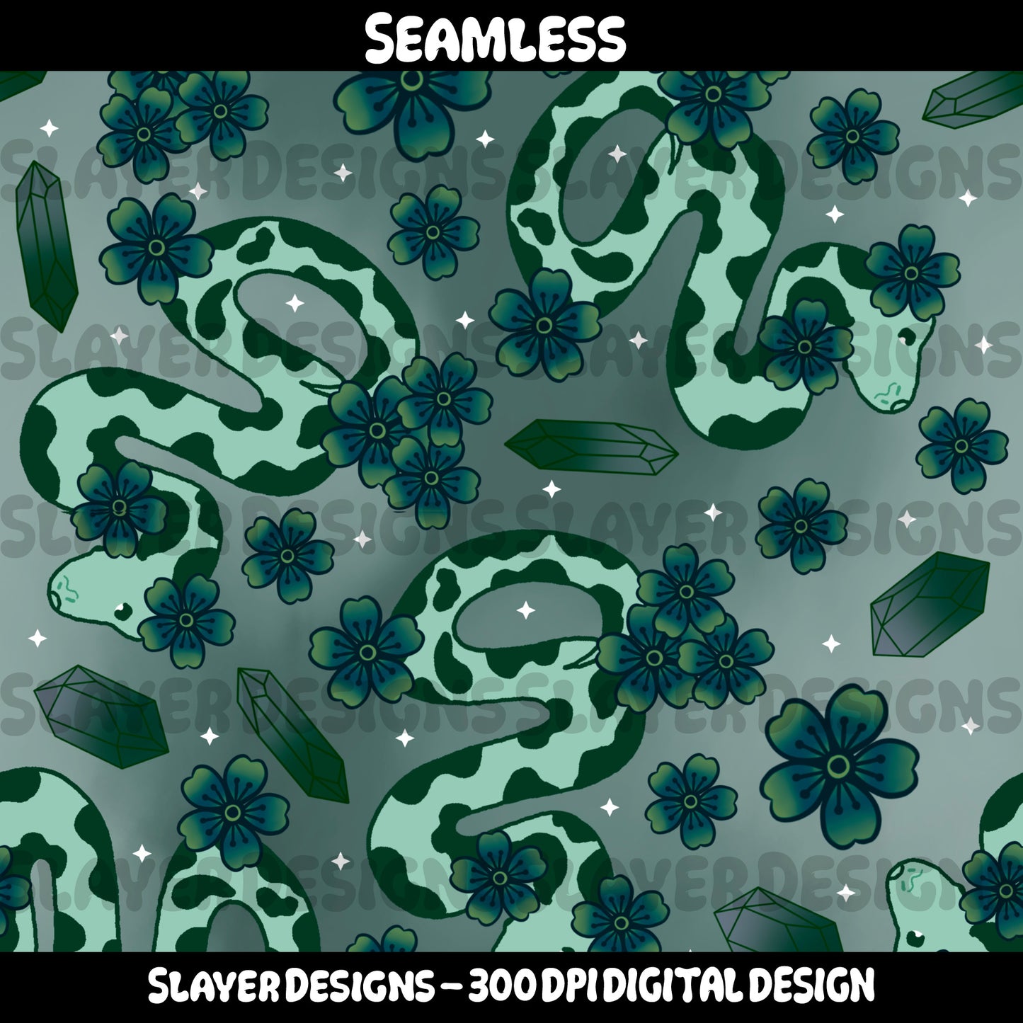 SLAYER-2025 - Emerald Crystal Snakes - MAIN