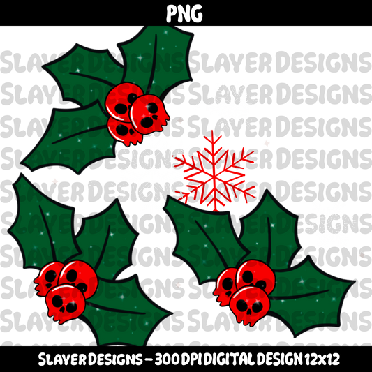 SLAYER-2025 - Spooky Holly - PNG
