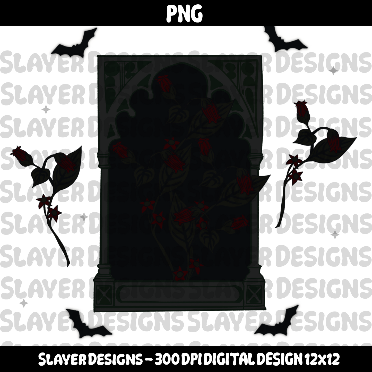 SLAYER-2025 - Belladonna Flowers - HEXTOBER DAY FOUR - PNG