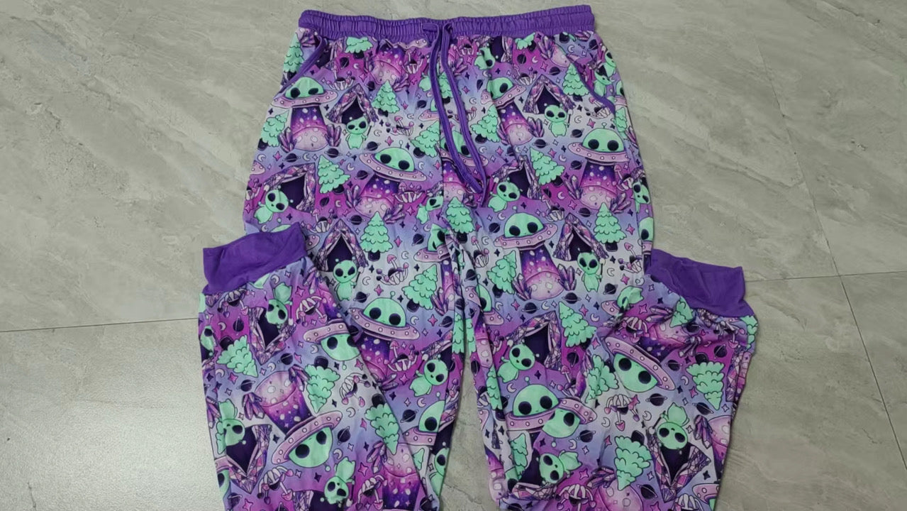 Crystal Aliens - Bamboo Adult Joggers - RETAIL