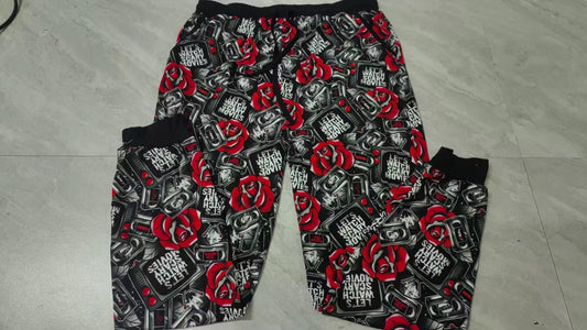 Lets watch scary movies - Bamboo Adult Joggers - RETAIL