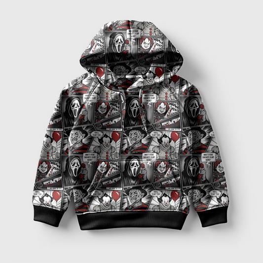 Horror Comic - Bamboo Adult Hoodies + Jogger Sets - PREORDER (ARRIVING END OF MAY / EARLY JUNE)