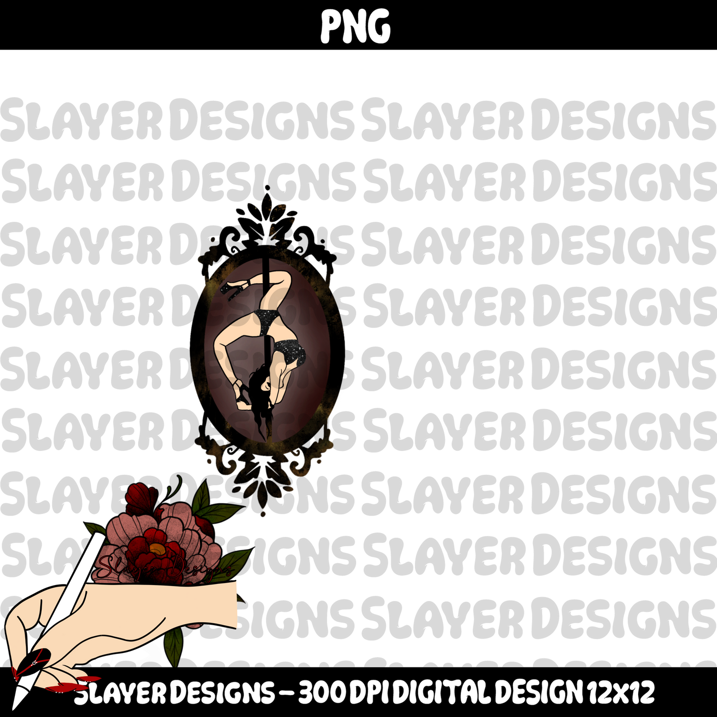 SLAYER-2025 - Tattoo Pole Dancers - PNG Bundle