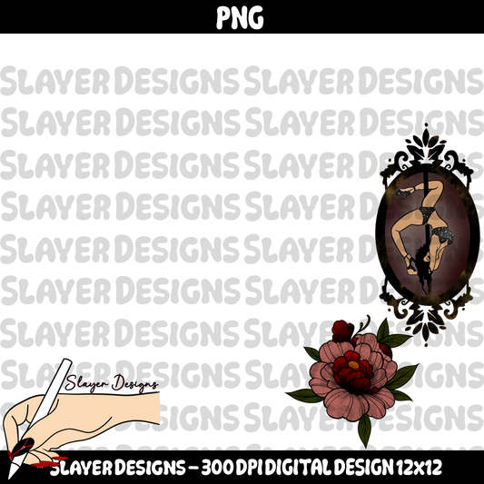 SLAYER-2025 - Tattoo Pole Dancers - PNG Bundle