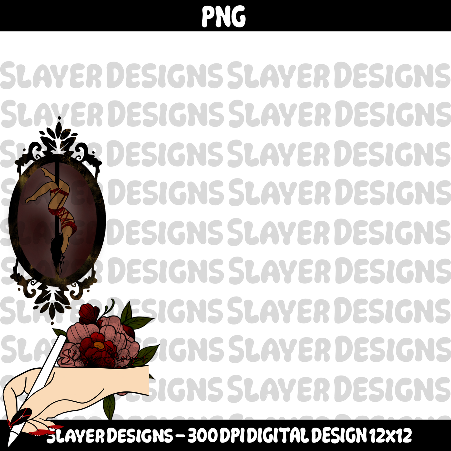 SLAYER-2025 - Tattoo Pole Dancers - PNG Bundle