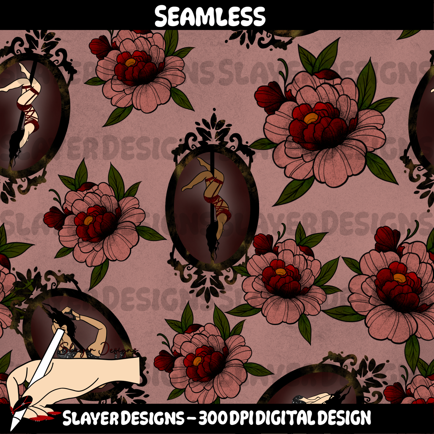 SLAYER-2025 - Tattoo Pole Dancers Grunge - MAIN