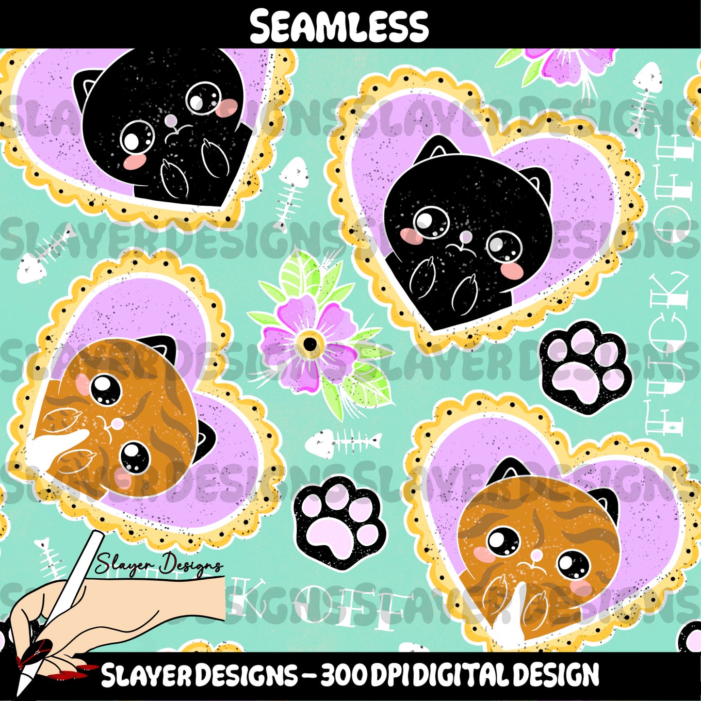 SLAYER-2025 - Fuck Off Tattoo Kitties - MAIN