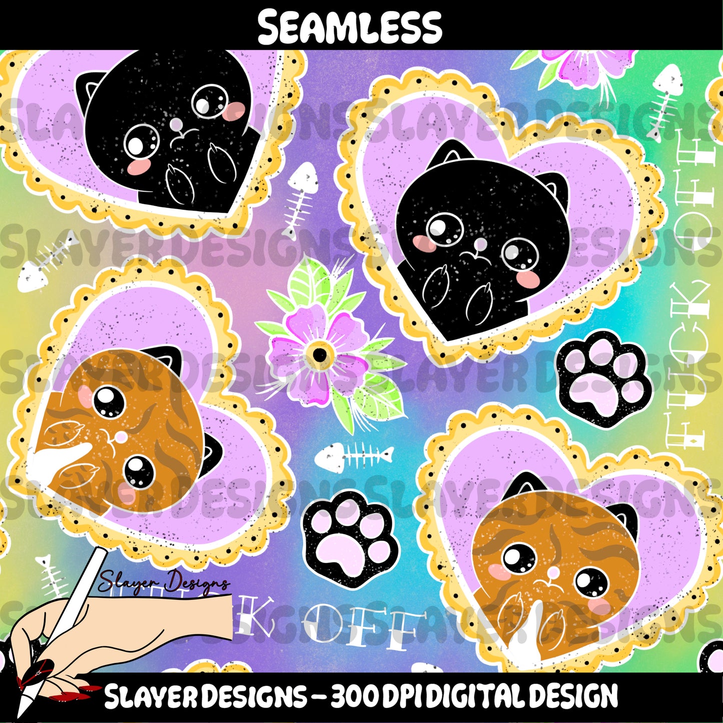 SLAYER-2025 - Fuck Off Tattoo Kitties - MAIN