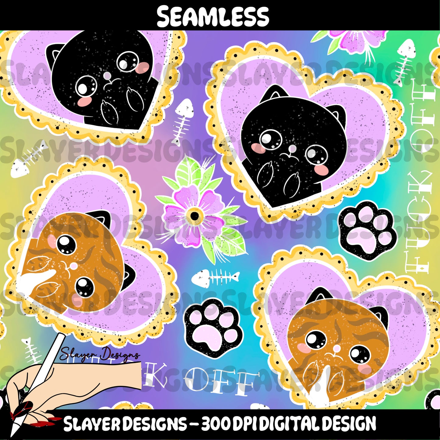 SLAYER-2025 - Fuck Off Tattoo Kitties - MAIN