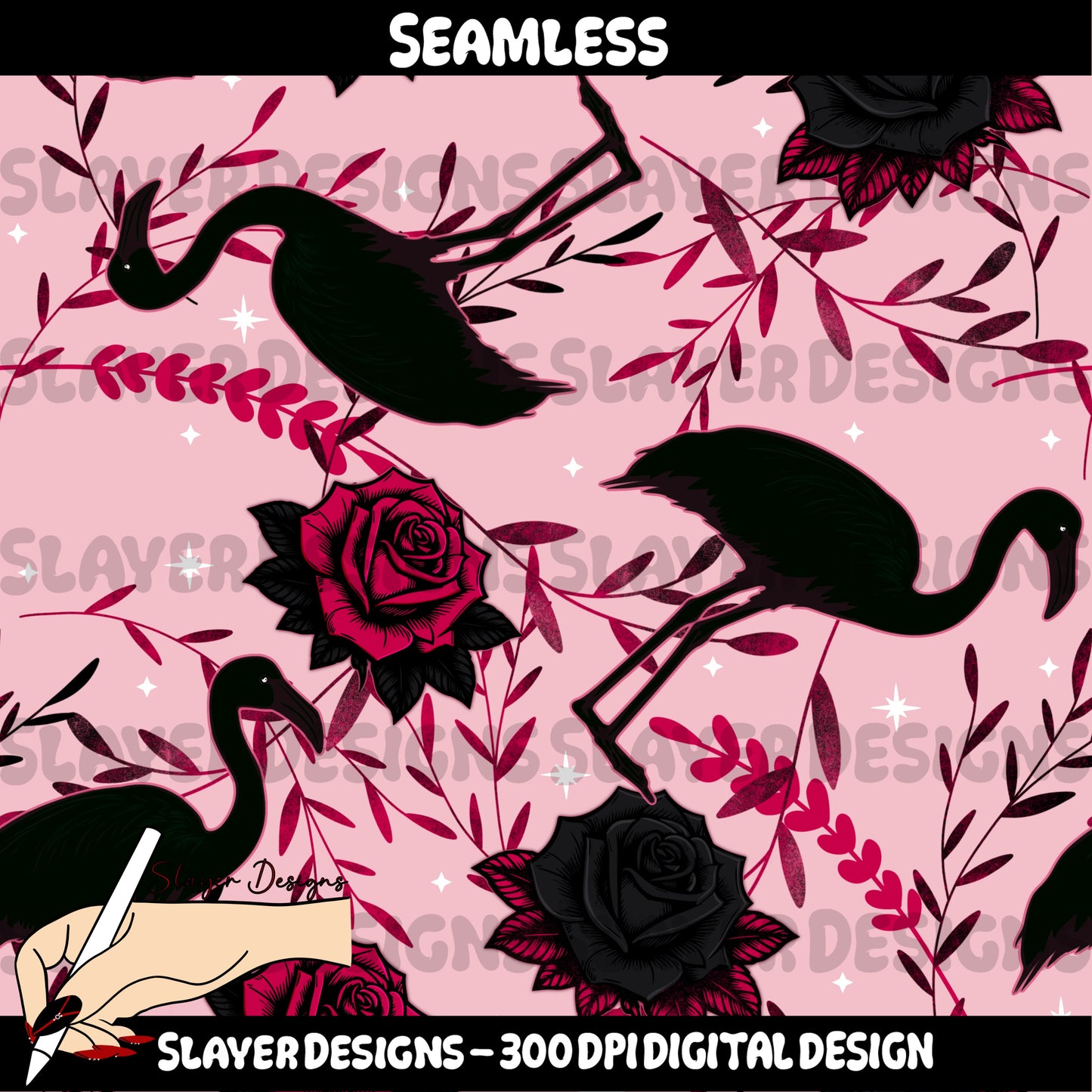 SLAYER-2025 - Black Flamingo - MAIN