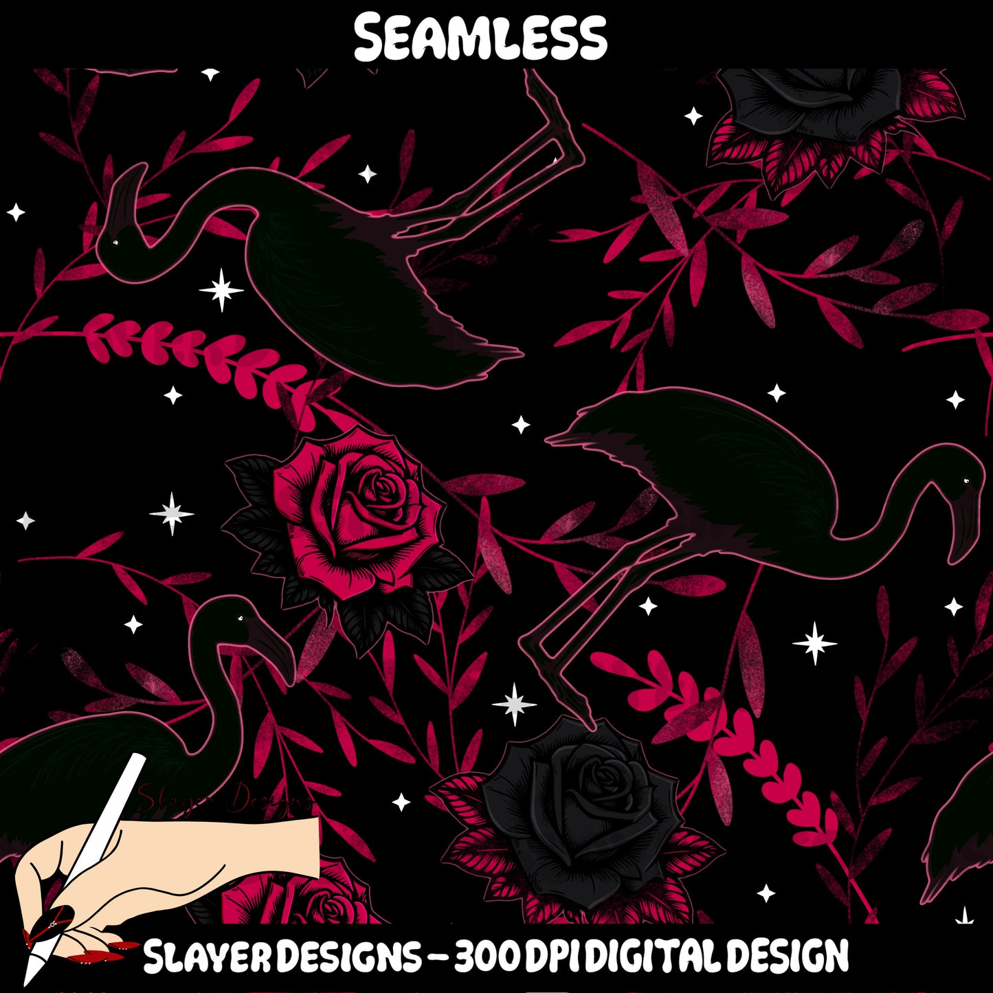 SLAYER-2025 - Black Flamingo - MAIN