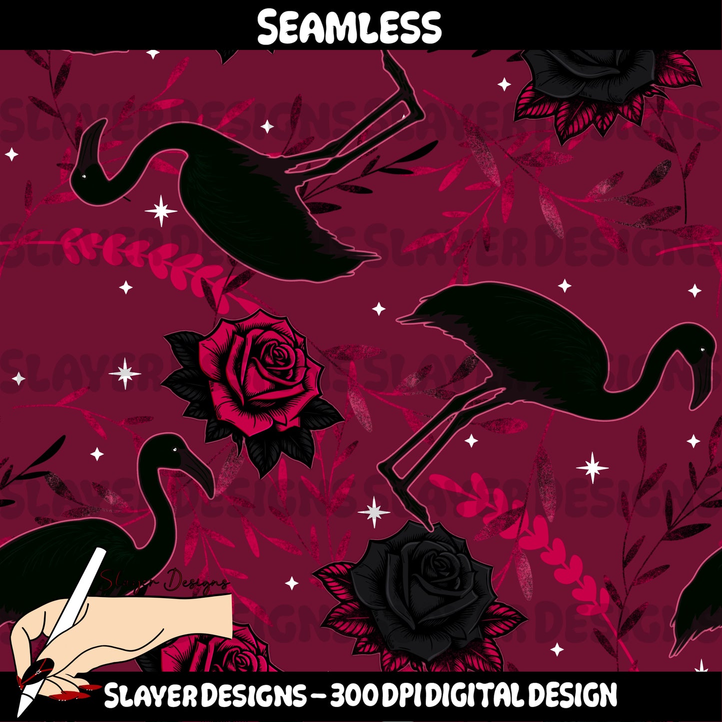 SLAYER-2025 - Black Flamingo - MAIN