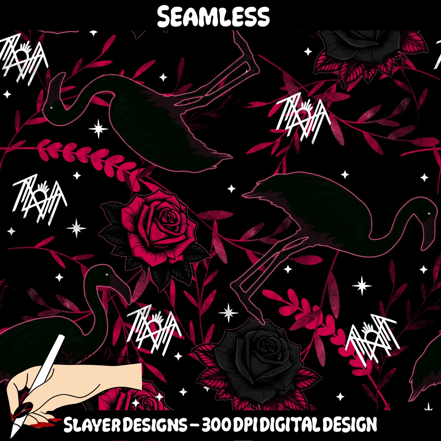 SLAYER-2025 - Black Flamingo - MAIN