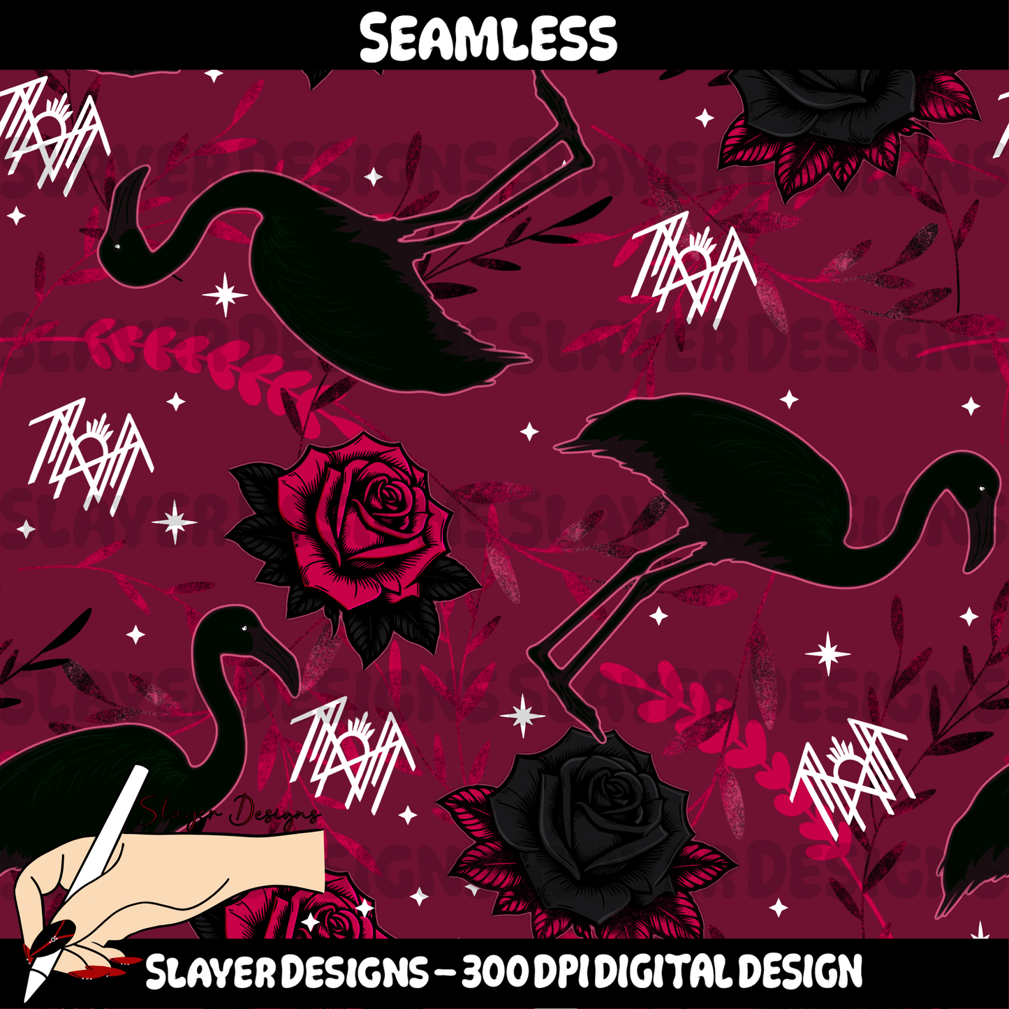 SLAYER-2025 - Black Flamingo - MAIN