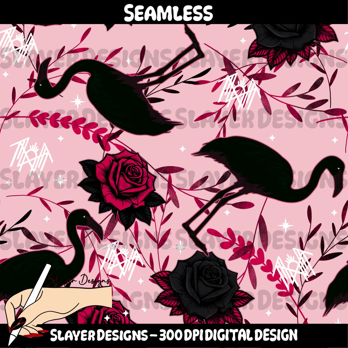 SLAYER-2025 - Black Flamingo - MAIN