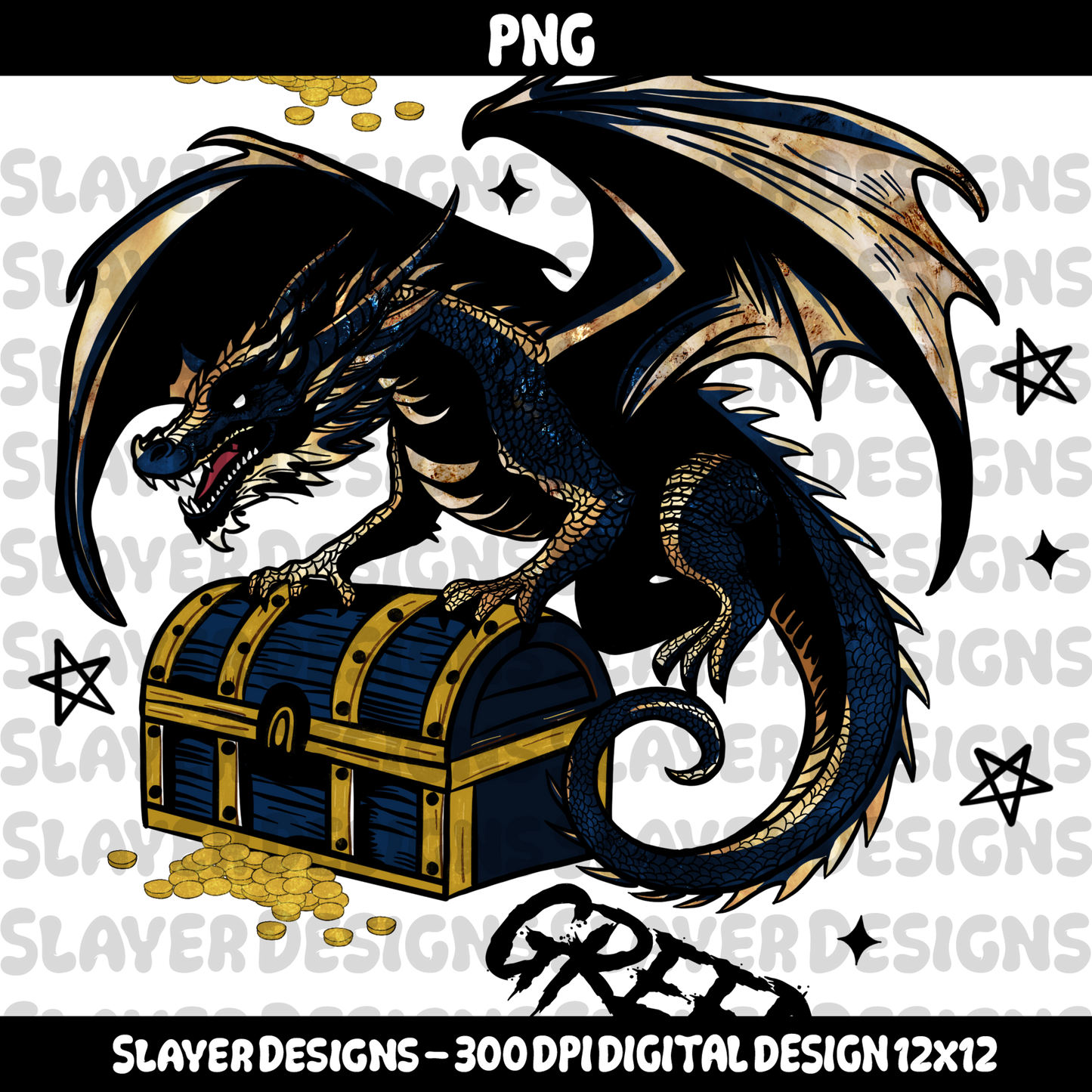 SLAYER-2025 - Seven Deadly Sins - Greed - PNG