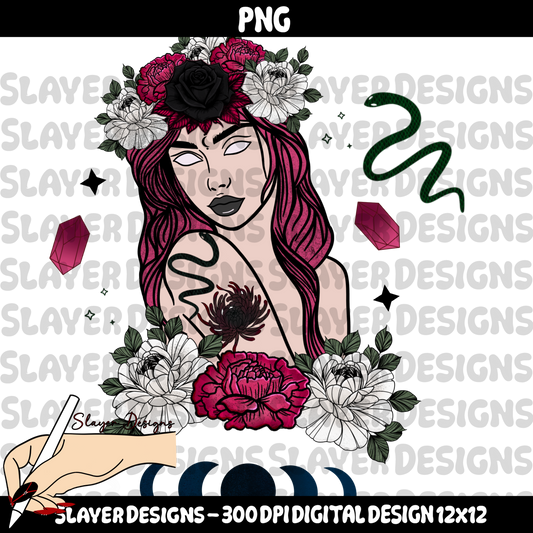 SLAYER-2025 - Floral Goddess - MAY MYSTERIES - PNG