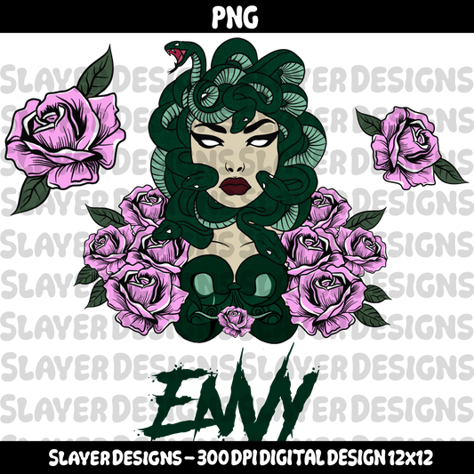 SLAYER-2025 - Seven Deadly Sins - Envy - PNG
