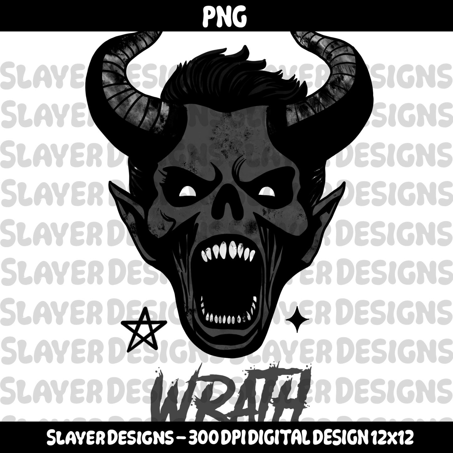 SLAYER-2025 - Seven Deadly Sins - Wrath - PNG