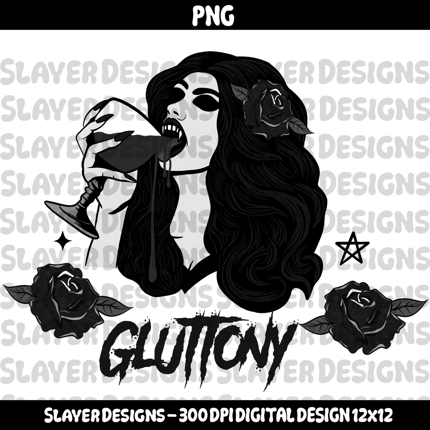 SLAYER-2025 - Seven Deadly Sins - Gluttony - PNG