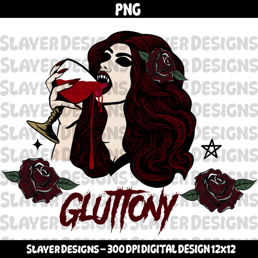 SLAYER-2025 - Seven Deadly Sins - Gluttony - PNG