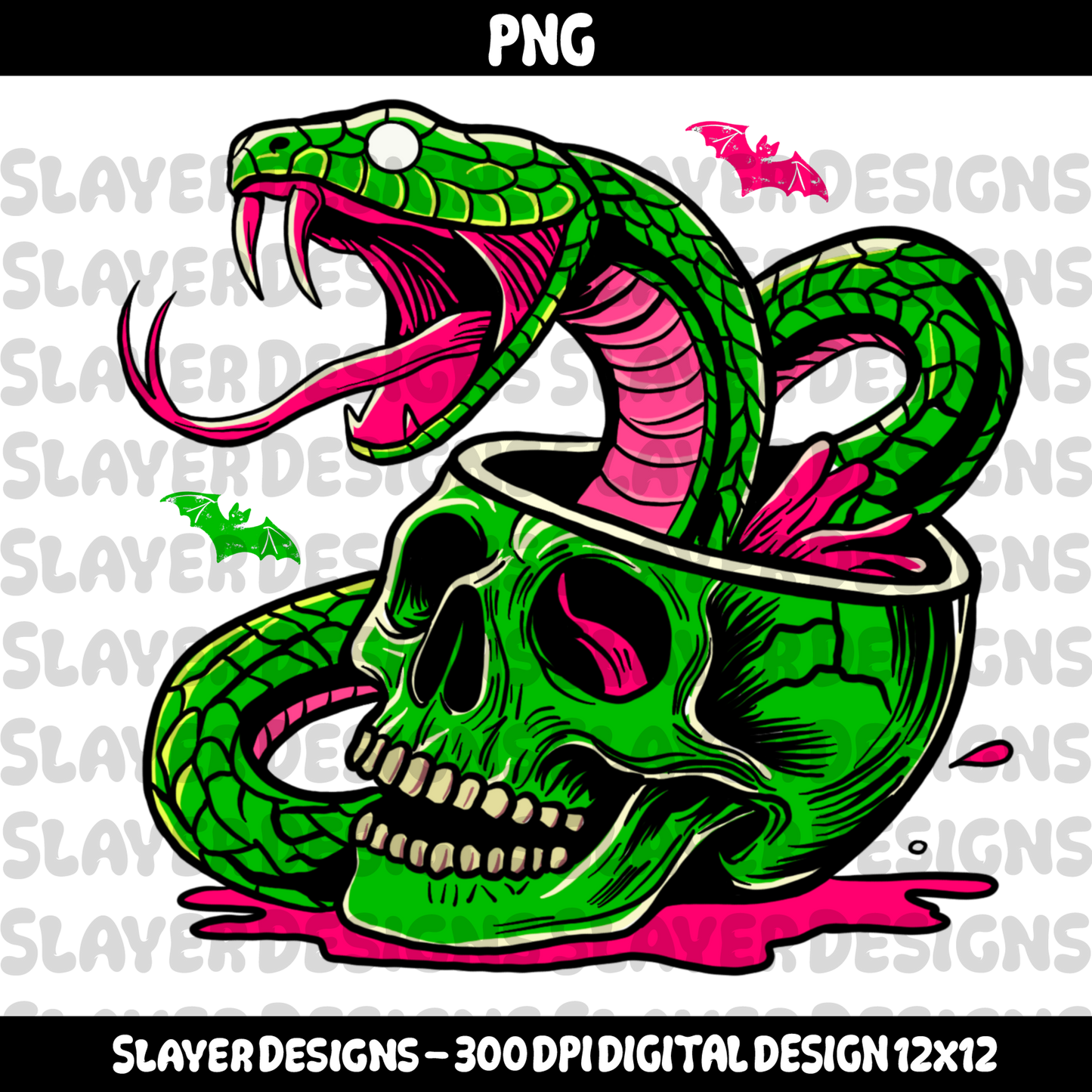 SLAYER-2024 - Watermelon Juice Snake  - PNG