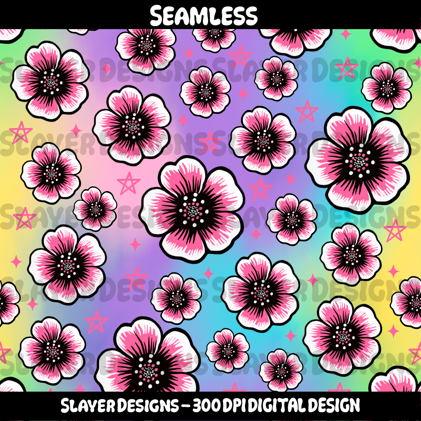 SLAYER-2025 Gothic Tropical Flowers - MAIN