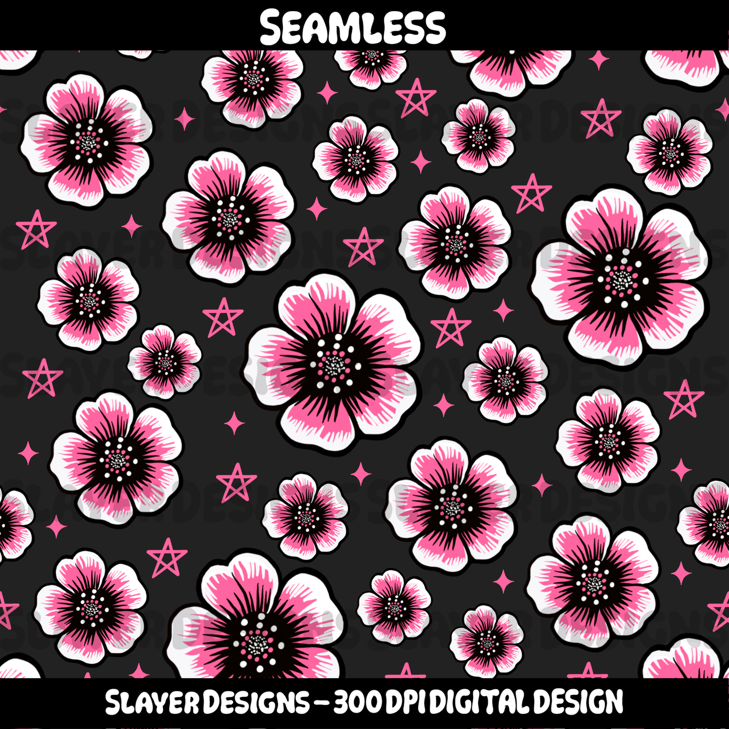 SLAYER-2025 Gothic Tropical Flowers - MAIN