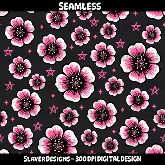 SLAYER-2025 Gothic Tropical Flowers - MAIN