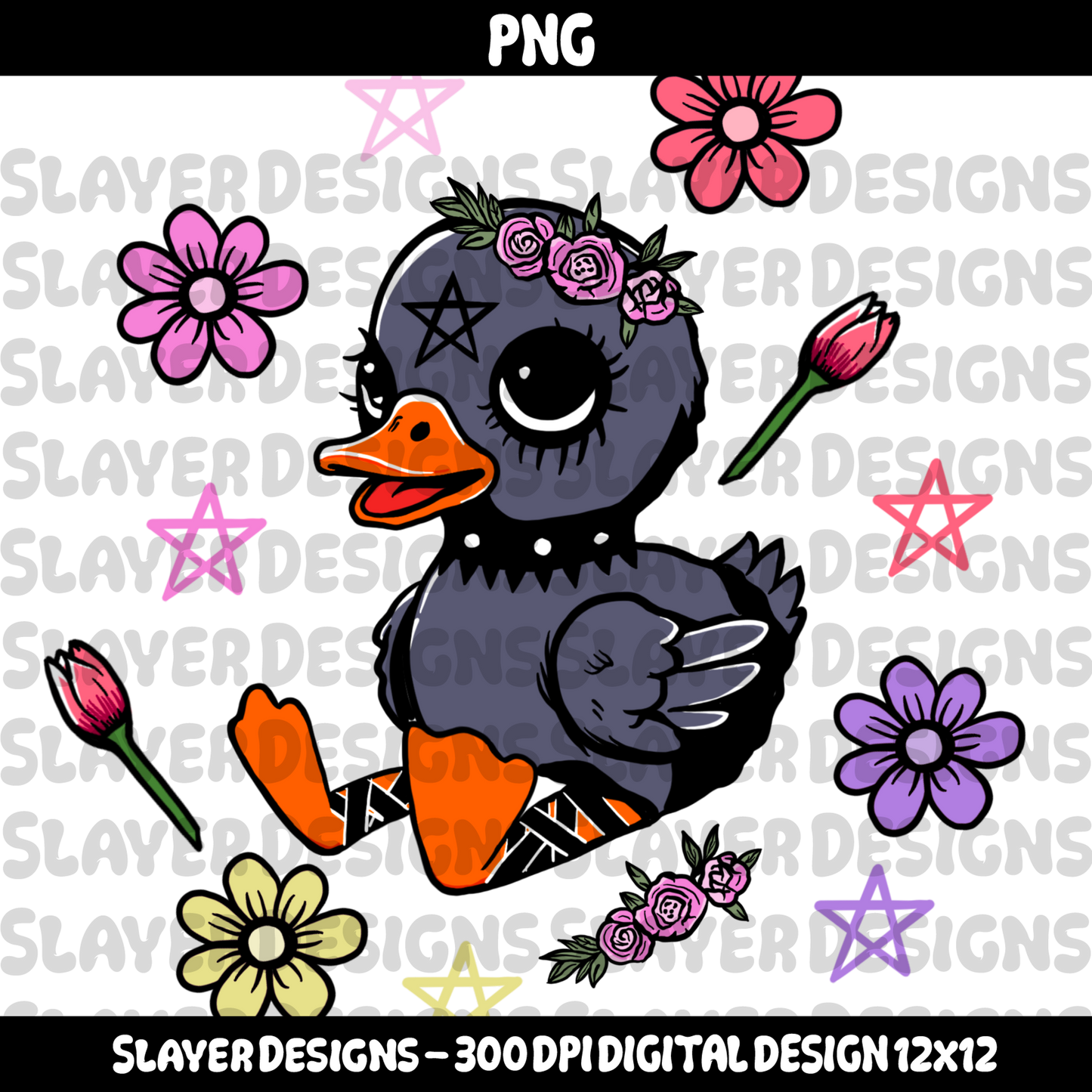 SLAYER-2025 - Gothic Spring Duck  - PNG