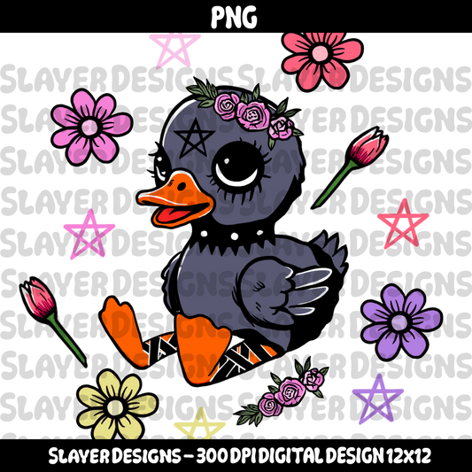 SLAYER-2025 - Gothic Spring Duck  - PNG